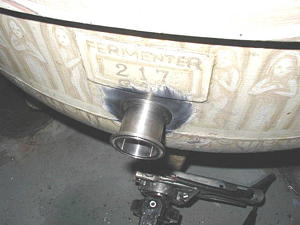 New spout tacked on