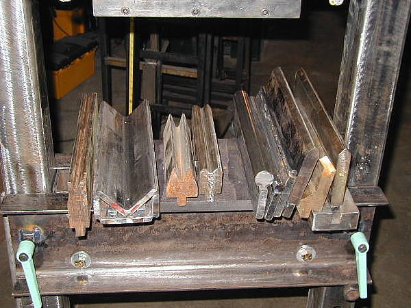 Collection of pressbrake tooling