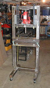 4. Assembled press